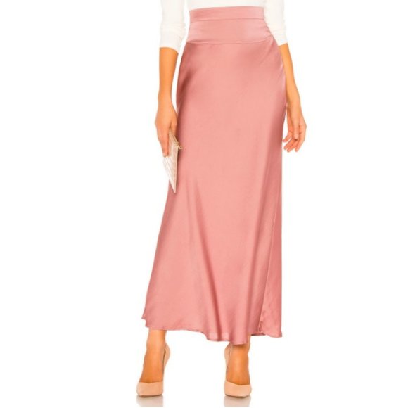 Free People $78 Normani Bias Skirt Dawn Mauve - Picture 2 of 7